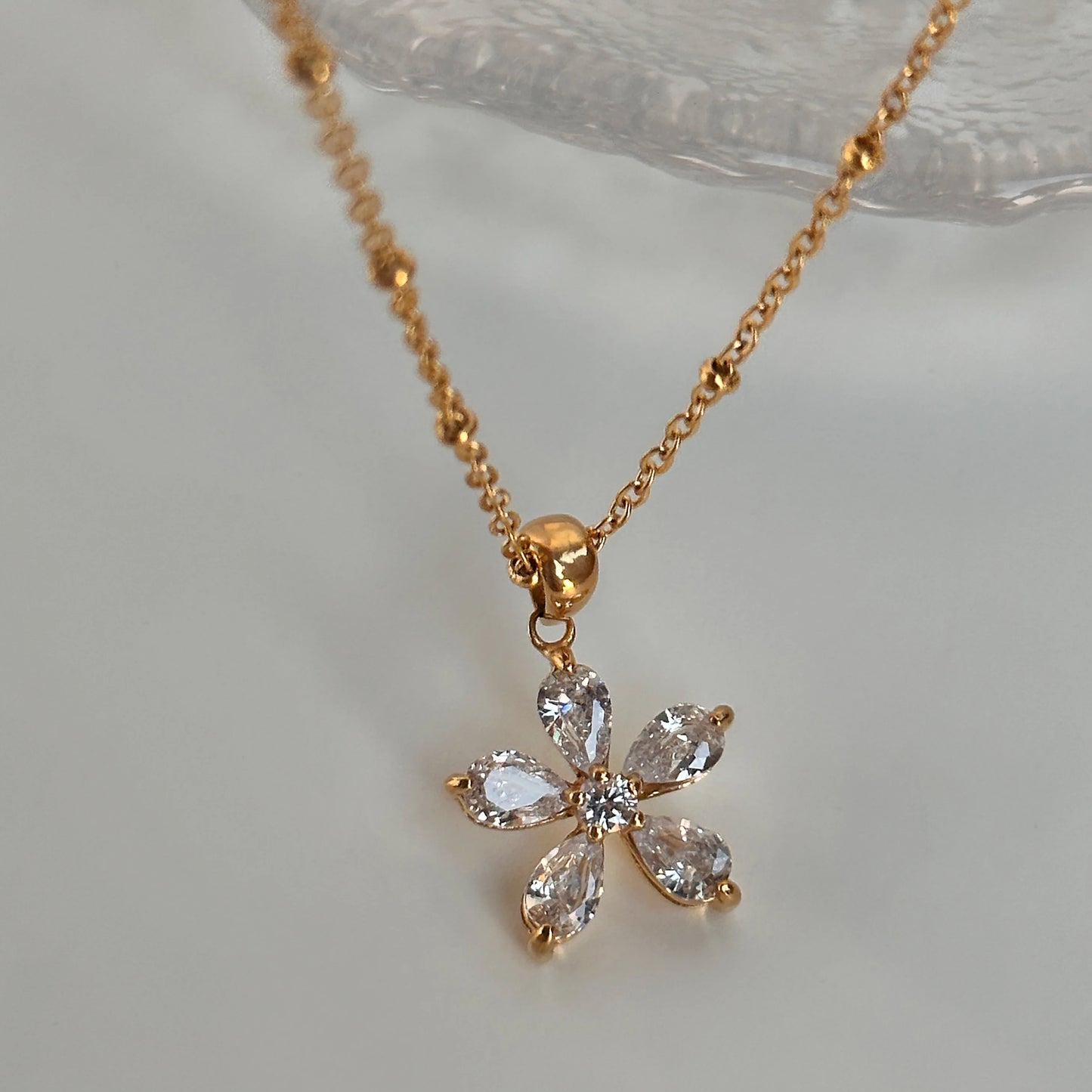 Petal & Butterfly Duo Necklace